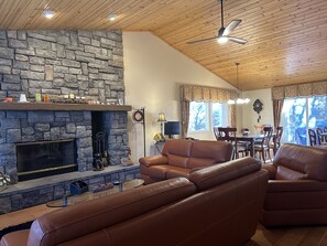 Living room into Dining room