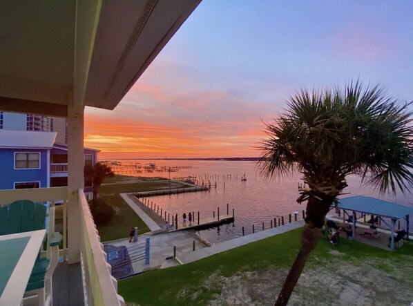 Amazing “Sangria Skies” from your balcony