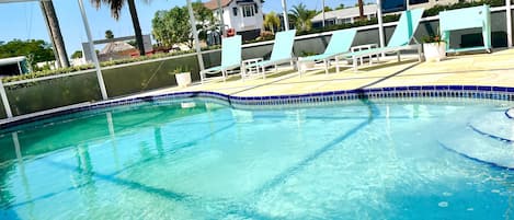 Pool and lounging lanai