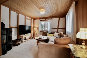 Living area with access to the terrace
