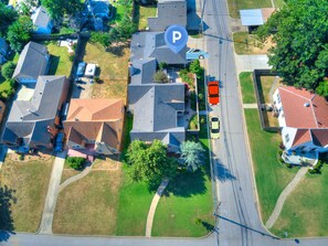 Large, over-sized vehicles should park in the street along side the house. Please avoid parking in front of any neighbor's yard or driveway.