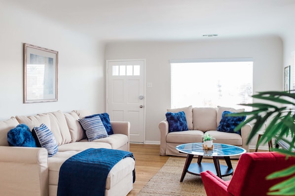 Front home! Plenty of comfortable seating