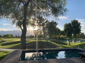 Poolside Sunset View