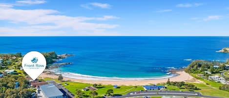 Vista para praia/oceano