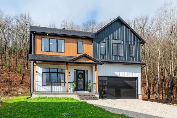 The Birchwood: This stately modern farmhouse features over 3,500 sq ft of living space to enjoy with friends and family. 