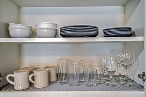 Bowls, plates and cups