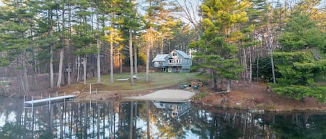 View of the property from the lake