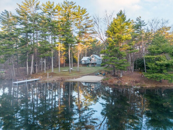 View of the property from the lake