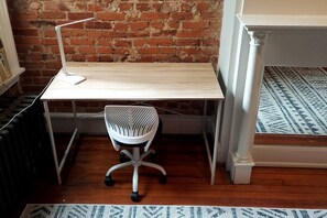 Workspace in living room, bring your laptop and work in a change of scenery.