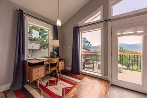 Views from workspace and living room (2nd floor)