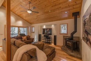 Living Room with Gas Fireplace