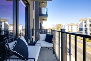 Private outdoor patio.