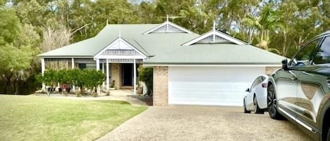 This peaceful retreat backs onto bushland and is receiving wonderful reviews 