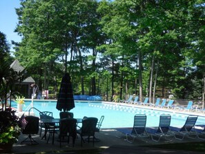 Pool time! Pool free to use & a short walk away! Open Mem. thru Labor Day