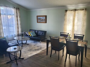 Living room 1 featuring 2 full-size sofa beds