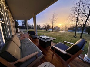 Relax and enjoy the fire table at the end of the day.