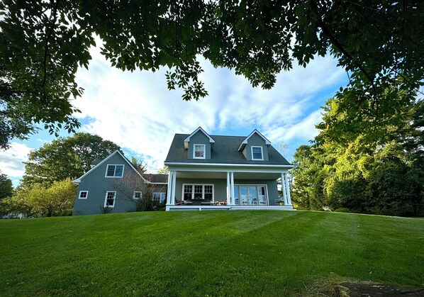 Quiet 3-bed, 2.5-bath home on an acre with plenty of space to run and play.