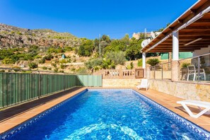 Private pool and terrace with views