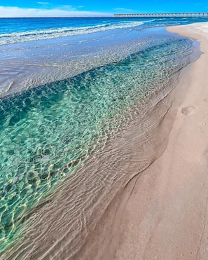 Turquoise waters of the beautiful sugar sands of the Gulf of Mexico!
