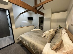 Bedroom has ensuite bathroom