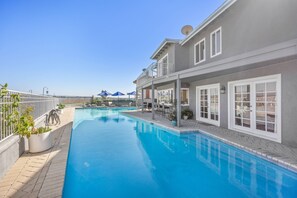 Pool view from side yard
