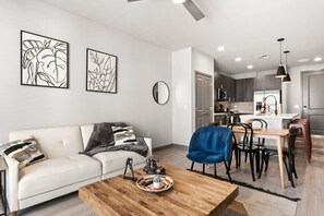 Living Room and Dining Area