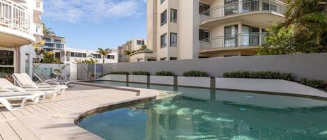 Swimming pool in complex