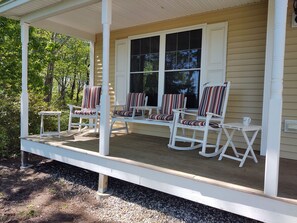 Front Porch with rockers and side chairs