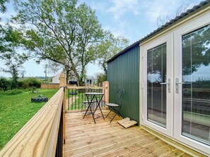 Terrace | Ivy Shepherds Hut - Apple Tree Paddocks, Seend