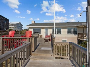 ocean side deck