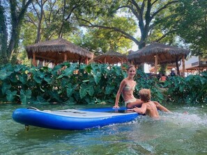 Kids play for hours in the creek!