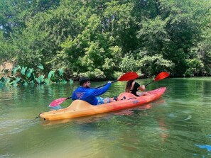 People love to kayak at Son's Rio Cibolo!