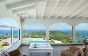 Ceiling fan, HD-TV with Dish Network, sound system, telephone, WIFI.