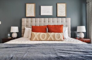 Primary bedroom king bed