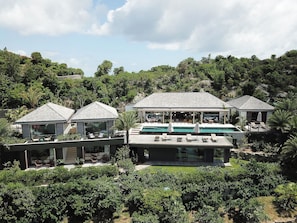 Aerial captures of the property.