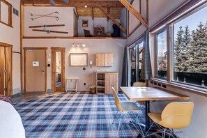 Seating area in the room