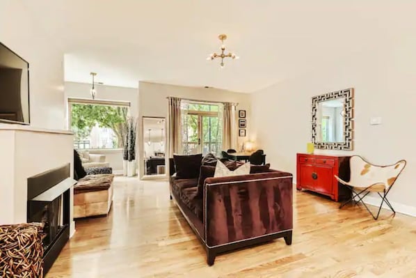 Spacious living area 
