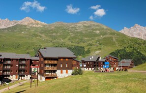 Beautiful mountains surround the residence