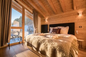 Drift to sleep in a comfortable bed after a wonderful day outside.