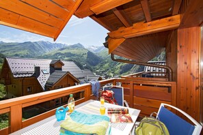 Enjoy some fresh air on your private balcony or terrace - Views vary!