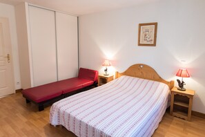 Get a peaceful night sleep in our cozy bedroom.