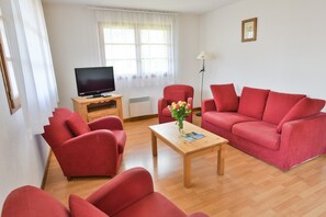 Relax and rejuvenate in the cozy living room.