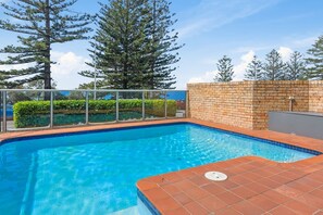 Make a splash in the resident’s swimming pool, perfect for cooling off during summer.
