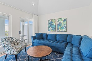 Inviting living room.
