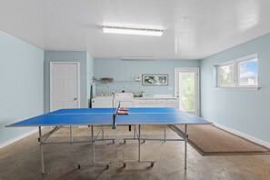 Challenge your crew to some friendly competition at the ping pong table—fun for all ages!