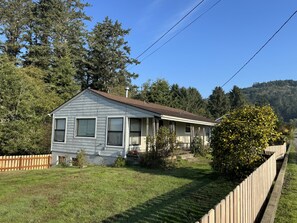 Fenced yard