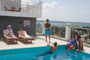 Takterrasspool