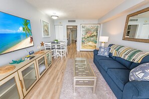 Large Living Area with Views of the Ocean, Beautifully Decorated