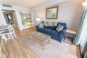 Large Living Area with Views of the Ocean, Beautifully Decorated