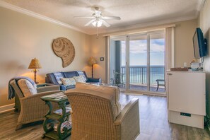 Gulf front living room